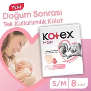 Kotex Mom Lohusa Külodu - Külot Bez S - Small - Küçük / M - Medium - Orta (İç Adet 8) Tekli Pk