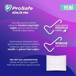 Prosafe Günlük Pedi Uzun 22 Adet