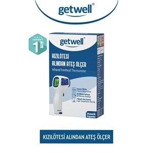 Getwell Ateş Ölçer Kızıl Ötesi Alından - Temassız - Uzaktan (Yetişkin & Bebek & Çocuk)