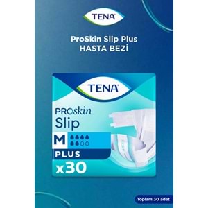 Tena Proskin Slip Plus Bel Bantlı Yetişkin Bezi M - Orta - Medium 30 Adet