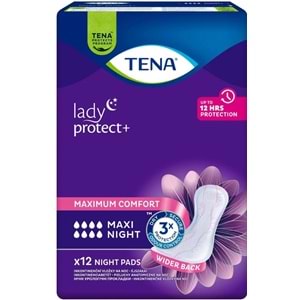 Tena Lady Protect Mesane Pedi Maxi Night Geceye Özel 12 Adet