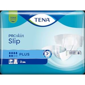 Tena Proskin Slip Plus Bel Bantlı Yetişkin Bezi S - Küçük - Small 30 Adet