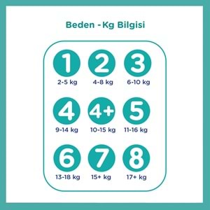 Prima Bebek Bezi 7 Beden 15+ KG XXLarge 34 Adet Ekonomik Pk