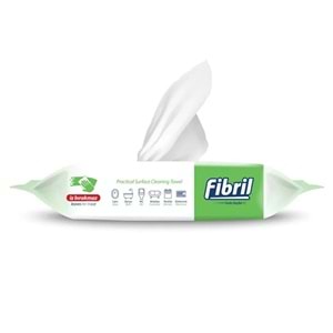 Fibril Yüzey Temizlik Havlusu 50 Yaprak XL Temizlik Kokulu Plastik Kapaklı