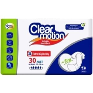 Clearmotion Yetişkin Bezi Bel Bantlı XL - Ekstra Büyük - Extra Large 30 Adet