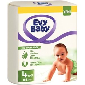 Evy Baby Bebek Bezi 4 Beden 7-14 KG Maxi 84 Adet Süper Fırsat Pk