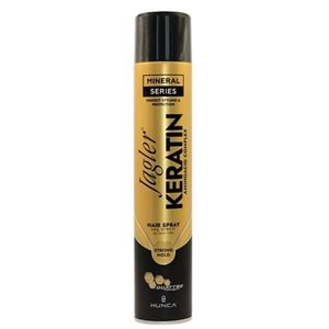 Jagler Saç Spreyi 400ML Keratinli Keratin Strong Hold - Minarelli - Ekstra Sert