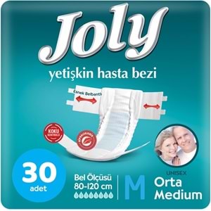 Joly Yetişkin Bezi Bel Bantlı M - Orta - Medium 30 Adet
