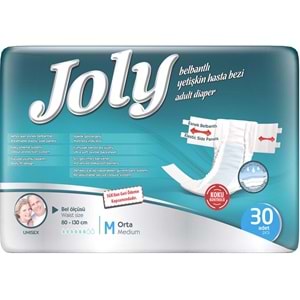 Joly Yetişkin Bezi Bel Bantlı M - Orta - Medium 30 Adet