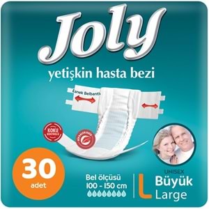 Joly Yetişkin Bezi Bel Bantlı L - Büyük - Large 30 Adet