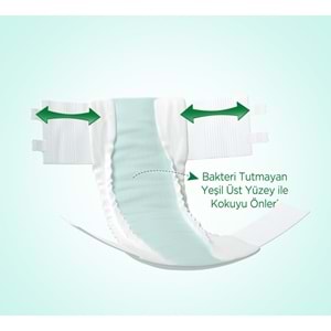 Evony Premium Yetişkin Bezi Bel Bantlı Tekstil Yüzey M - Orta - Medium 30 Adet Tekli Pk