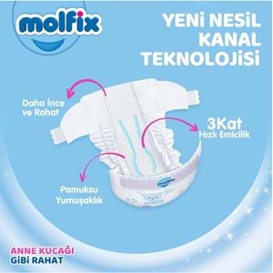 Molfix Bebek Bezi 7 Beden 20-30 KG XX Large 30 Adet Fırsat Pk