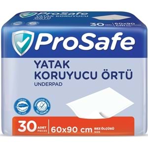 Prosafe Yetişkin Alt Açma Yatak Koruyucu Örtü 60*90CM (İç Adet 30 Adet)
