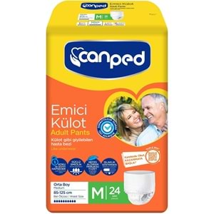 Canped Emici Külot Yetişkin Bezi M - Orta - Medium 24 Adet Fırsat Pk