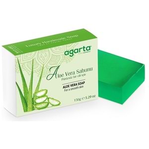 Agarta El Yapımı Doğal Sabun 150GR Aloe Vera