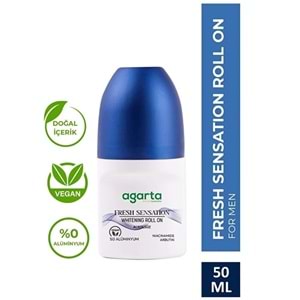 Agarta Roll-On Erkek 50 ML Fresh Sensatıon (24 Saat Etkili Ter Kokusu Önleyici)