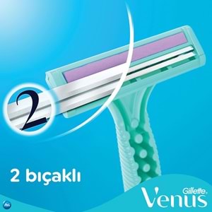 Gillette Simply Venus 2 Kullan At Kadın Tıraş Bıçağı (Pk İçeriği 4 Lü Pk)