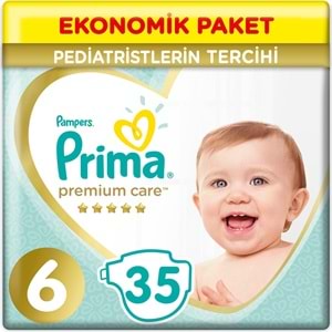 Prima Premium Care Bebek Bezi 6 Beden 13+ KG Extra Large 35 Adet Ekonomik Pk