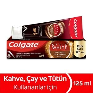 Colgate Diş Macunu Optic White 125ML Çay-Kahve-Sigara