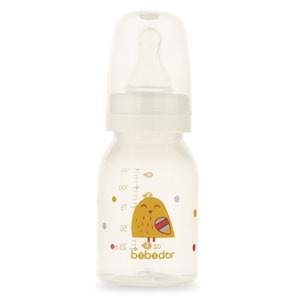Bebedor Desenli PP Biberon 125ML (Kod:23302) - Sarı