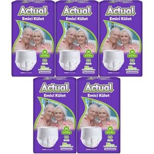 Actual Emici Külot Yetişkin Bezi M - Medium - Orta (Islaklık Göstergeli) 150 Adet (5PK*30)