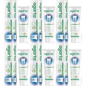 Agarta Doğal Diş Macunu 100ML Bitki Özlü (6 Lı Set)