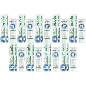 Agarta Doğal Diş Macunu 100ML Bitki Özlü (9 Lu Set)