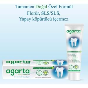 Agarta Doğal Diş Macunu 100ML Bitki Özlü (12 Li Set)