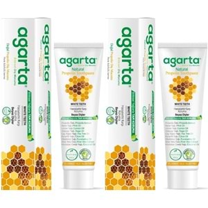 Agarta Doğal Diş Macunu 100ML Propolisli (2 Li Set)
