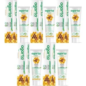 Agarta Doğal Diş Macunu 100ML Propolis (5 Li Set)