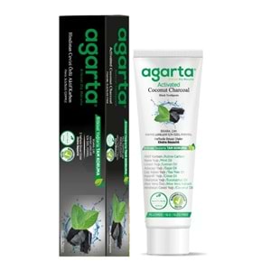 Agarta Doğal Diş Macunu 100ML Aktif Karbonlu (4 Lü Set)