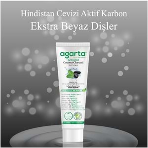 Agarta Doğal Diş Macunu 100ML Aktif Karbonlu (9 Lu Set)