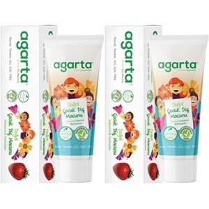 Agarta Doğal Diş Macunu 75ML Çocuk (2 Li Set)