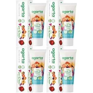 Agarta Doğal Diş Macunu 75ML Çocuk (4 Lü Set)