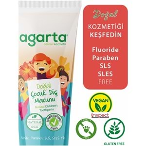 Agarta Doğal Diş Macunu 75ML Çocuk (4 Lü Set)