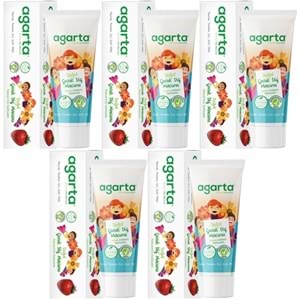 Agarta Doğal Diş Macunu 75ML Çocuk (5 Li Set)