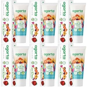 Agarta Doğal Diş Macunu 75ML Çocuk (6 Lı Set)