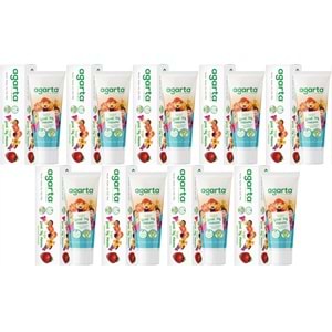 Agarta Doğal Diş Macunu 75ML Çocuk (9 Lu Set)