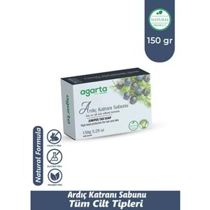 Agarta El Yapımı Doğal Sabun 150GR Ardıç Katranı (2 Li Set)