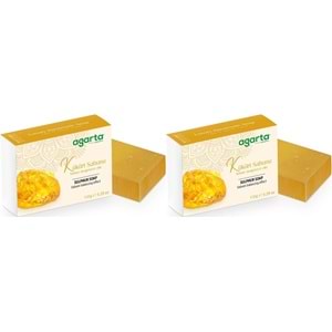 Agarta El Yapımı Doğal Sabun 150GR Kükürt (2 Li Set)