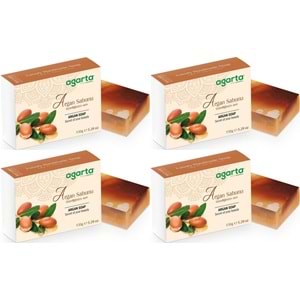 Agarta El Yapımı Doğal Sabun 150GR Argan (4 Lü Set)
