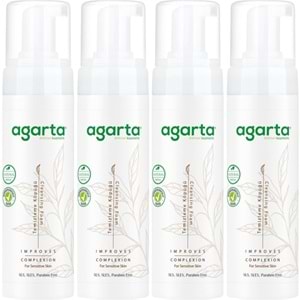 Agarta Doğal Yüz Temizleme Köpüğü 225ML (4 Lü Set)