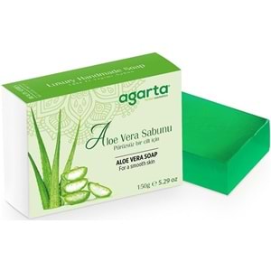 Agarta El Yapımı Doğal Sabun 150GR Aloe Vera (12 Li Set)