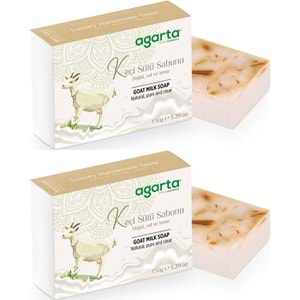 Agarta El Yapımı Doğal Sabun 150GR Keçi Sütü (2 Li Set)