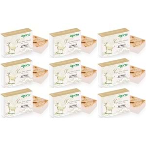 Agarta El Yapımı Doğal Sabun 150GR Keçi Sütü (9 Lu Set)