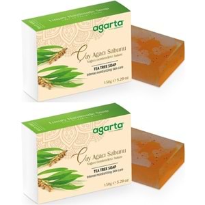 Agarta El Yapımı Doğal Sabun 150GR Çay Ağacı (2 Li Set)
