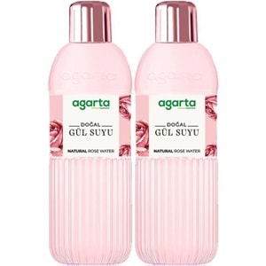Agarta Doğal Gül Suyu 400ML (2 Li Set)