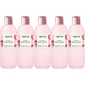 Agarta Doğal Gül Suyu 400ML (5 Li Set)