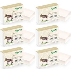 Agarta El Yapımı Doğal Sabun 150GR Eşek Sütü (6 Lı Set)