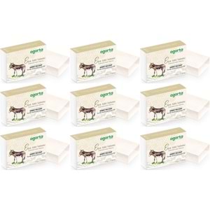 Agarta El Yapımı Doğal Sabun 150GR Eşek Sütü (9 Lu Set)